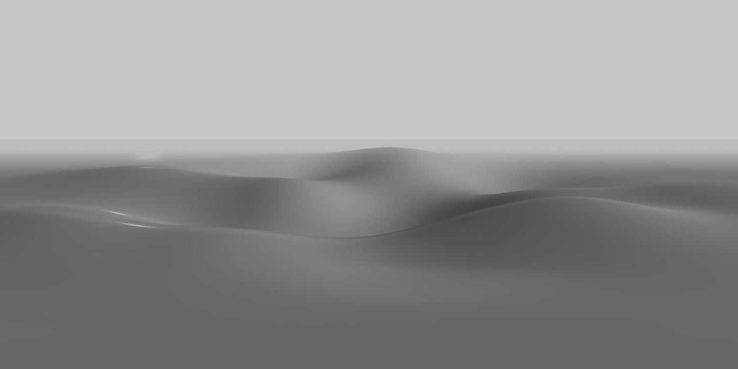 A minimalist photo of enamel loking like dunes or waves.